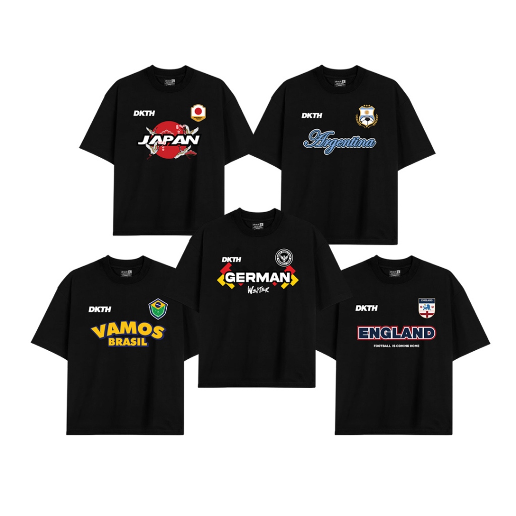 DRACK - TEAM CHEER  เสื้อยืดคอกลม