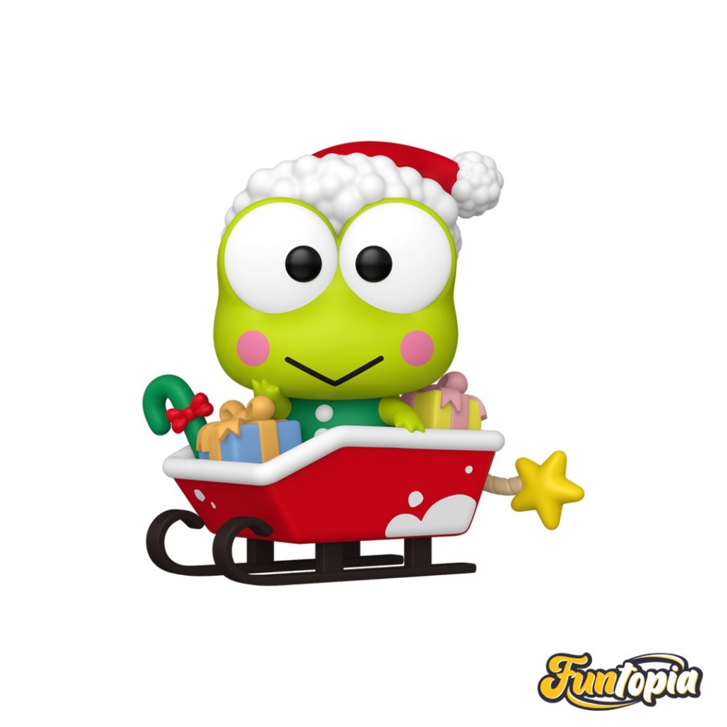 Funko POP! (88151) Keroppi in Sleigh (1685)(Exclusive) POP! Ride: Hello Kitty & Friends Holidays by Funko