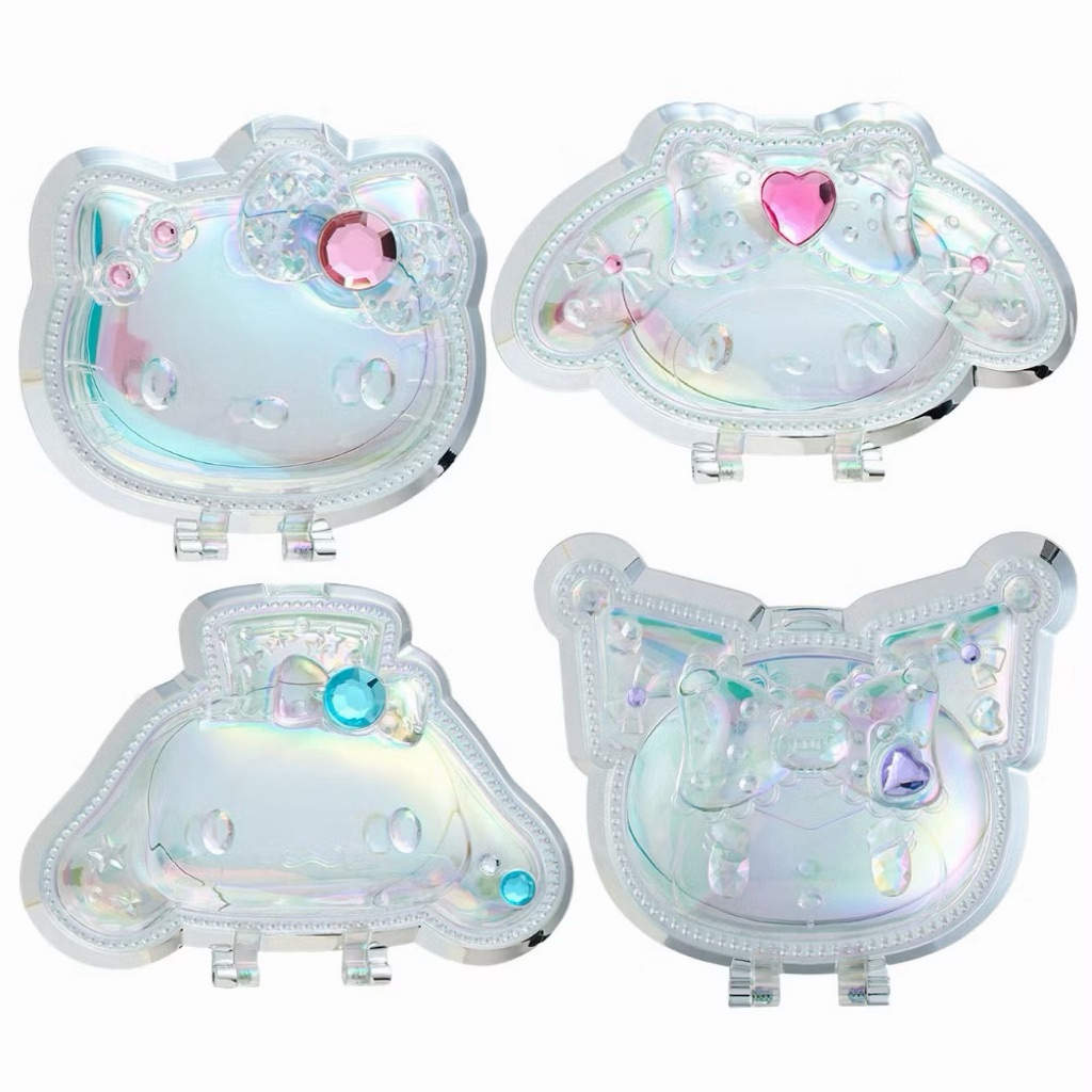 หิ้วจากญี่ปุ่น🇯🇵Sanrio ของแท้‼️กระจกฝาพับ ตั้งโต๊ะได้ พกพาสะดวก
