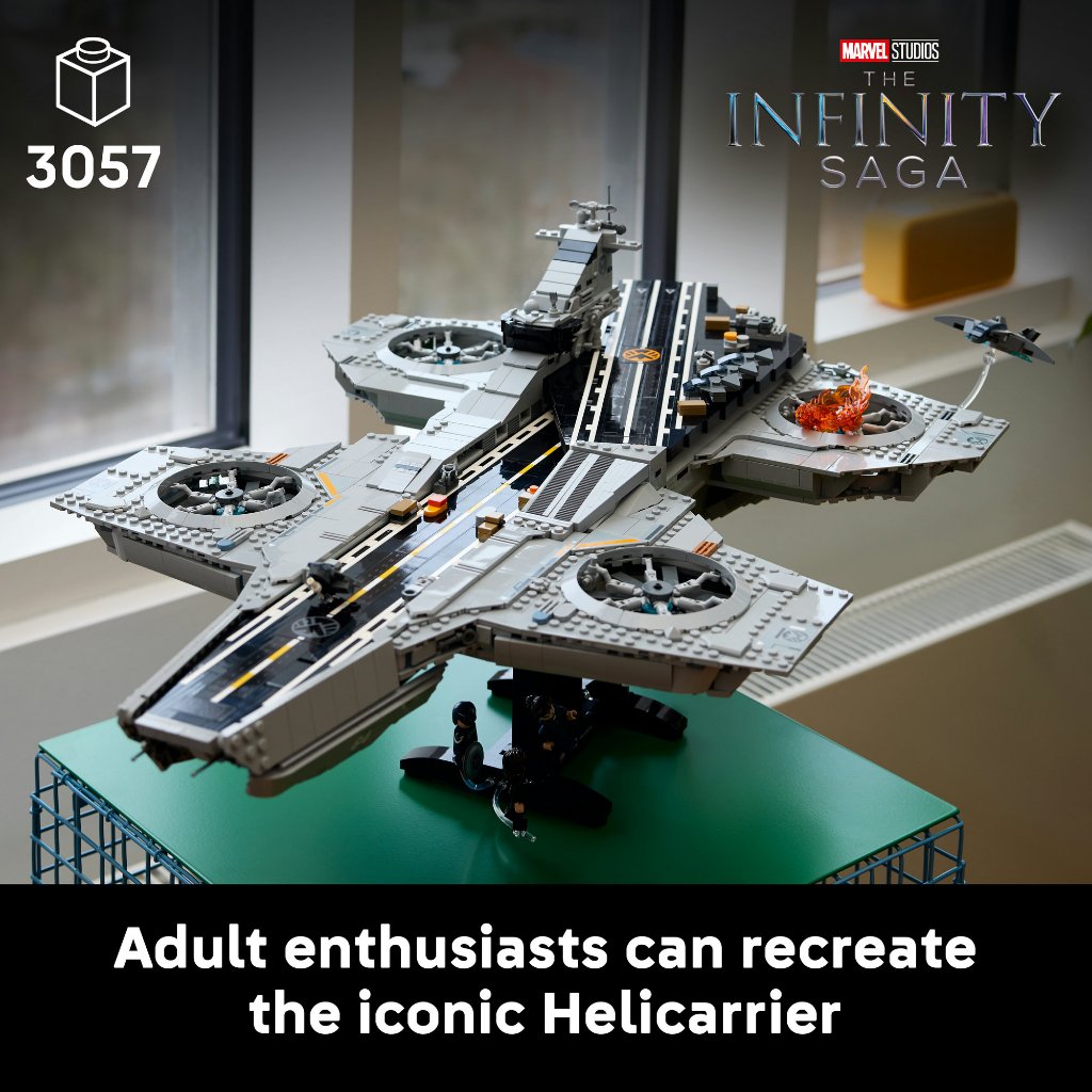 LEGO Marvel ‏76354 حاملة طائرات S.H.I.E.L.D. ‏(3057 قطعة) — صورة 5