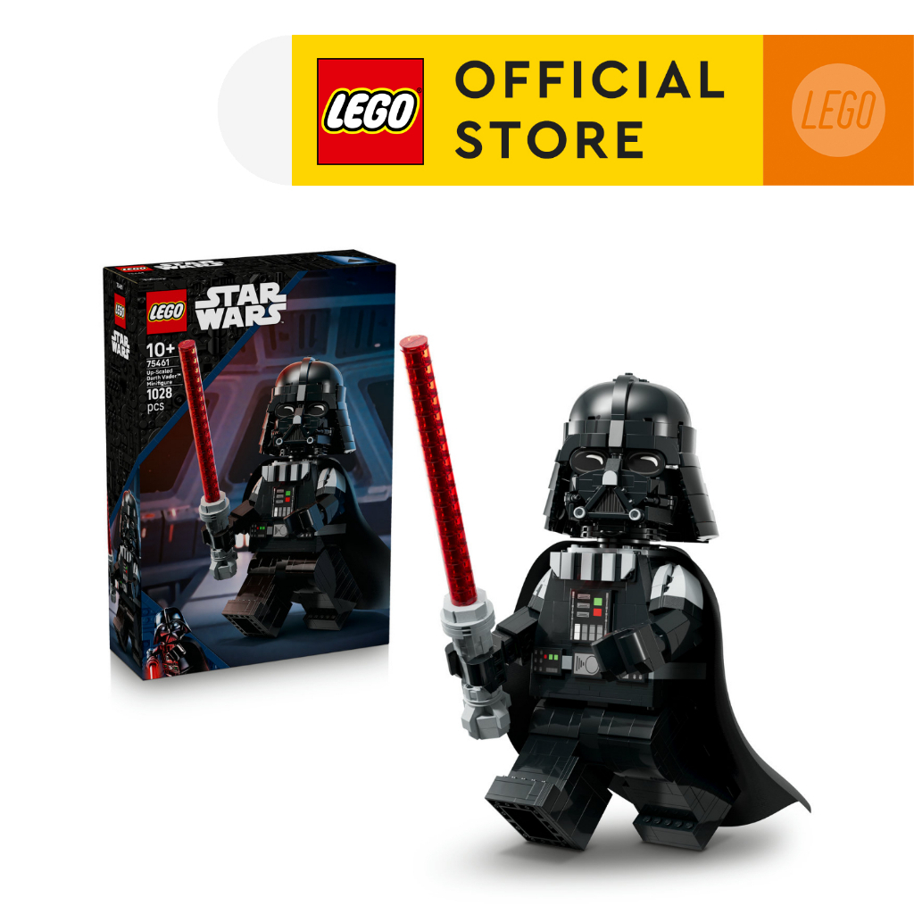 LEGO Star Wars 75461 Up-Scaled Darth Vader Minifigure (1028 Pieces), Building Blocks, Kids Toy