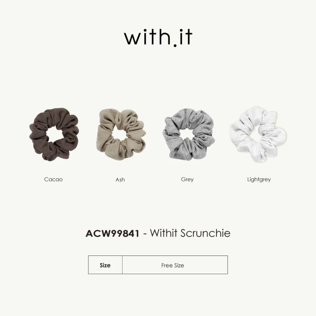 Withit Scrunchie ยางมัดผมผ้านุ่ม - ACW99841