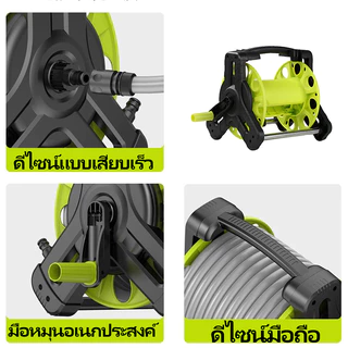 Coppexton [10-25mม.]ชุดอุปกรณ์สายยางรดน้ำต้นไม้ 1/2 นิ้ว ชุดสายยางล้างรถยนต์ หัวฉีดอเนกประสงค์ ชุดม้วนสายยาง