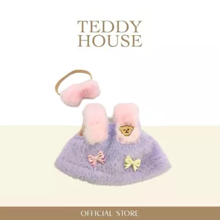 Teddy House : ชุดเสื้อผ้า Fluffy Love ชุดตุ๊กตา ขนาด 6 นิ้ว ตกแต่งตุ๊กตาน่ารัก ของขวัญ สุดคิ้วท์ ชุดเสื้อผ้าจิ๋ว