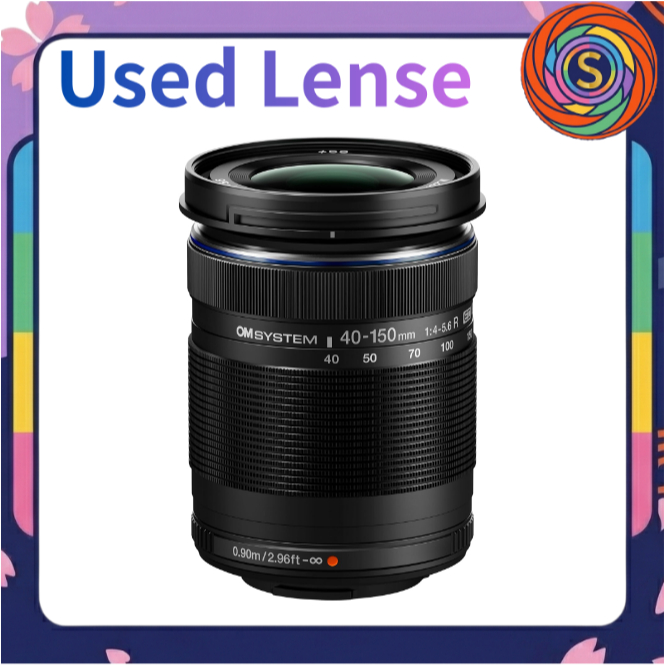【Secondhand】OM SYSTEM Olympus M.Zuiko Digital 40-150mm F4.0-5.6 R Telephoto Zoom Lens Black M4/3 Mou