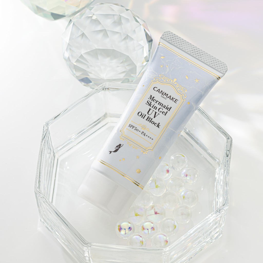 CANMAKE MERMAID SKIN กันแดดเนื้อเจลบางเบา สูตรควบคุมและป้องกันความมัน