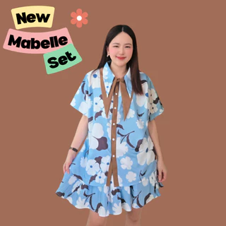 Mabelle set ชุดเซ็ทเสื้อเชิ้ต+กระโปรงอัดพลีท มีซับในเป็นกางเกงอัดพลีท