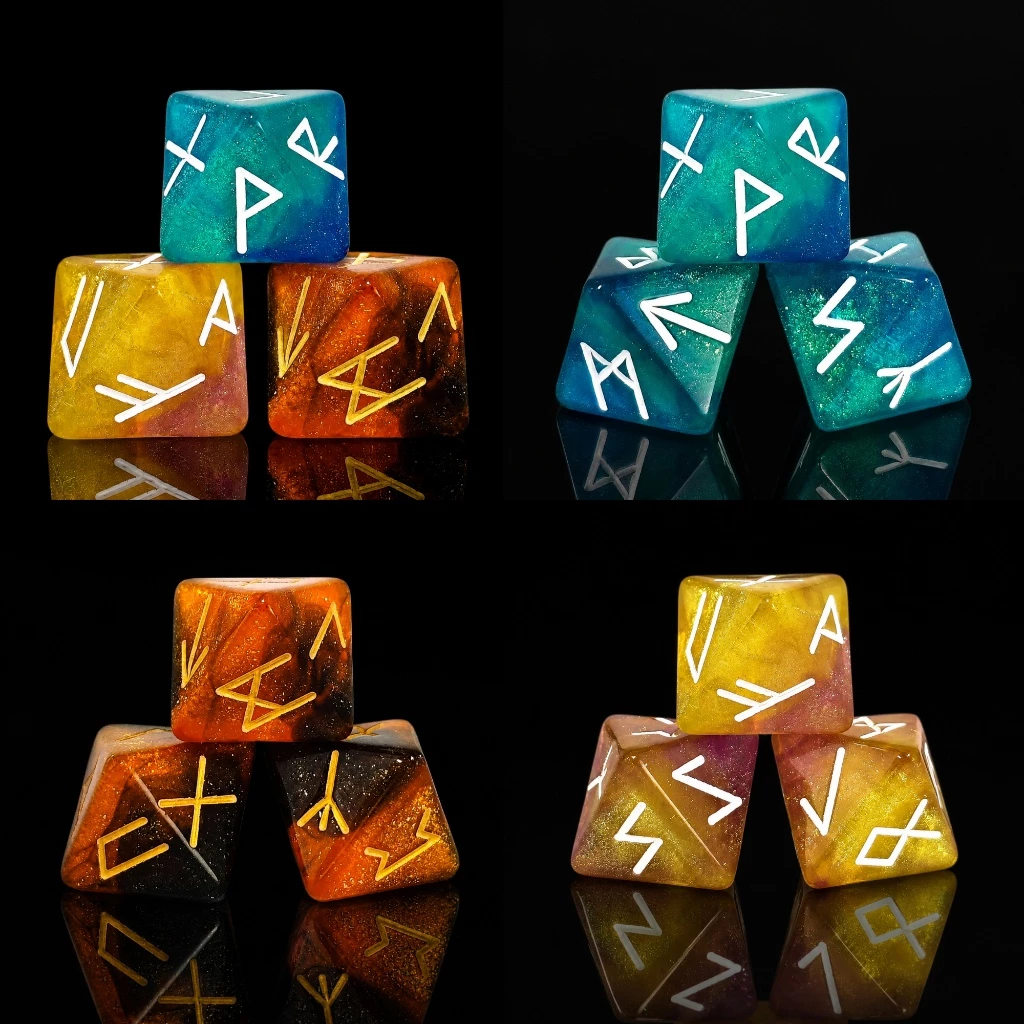 🔮✨ Astrology Dice (1 set 3 ลูก) | ลูกเต๋าพยากรณ์ ทำนาย ใช้คู่กับไพ่ยิปซี ไพ่ออราเคิล การพยากรณ์ ทำนายกลุ่มดาวโหราศาสตร์ thumbnail 6