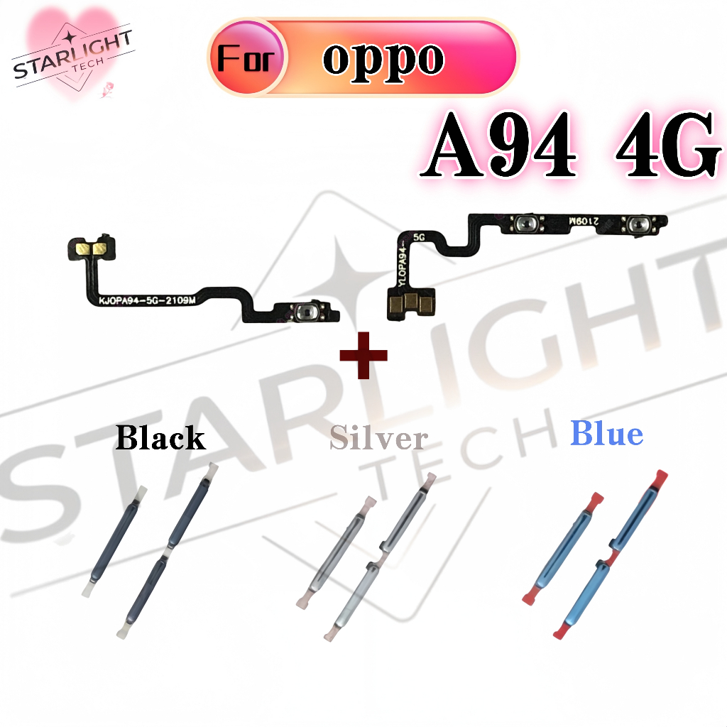 แพรสวิต OPPO A94 4G  แพรสวิตท์ สำหรับ OPPO Reno A94 4G  power on-off volume วอลุ่ม ปิดเปิด+เพิ่มเสียงลดเสียง