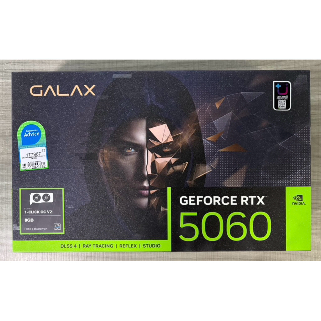 Rtx5060 Galax 1click oc มือ1 ประกัน advice