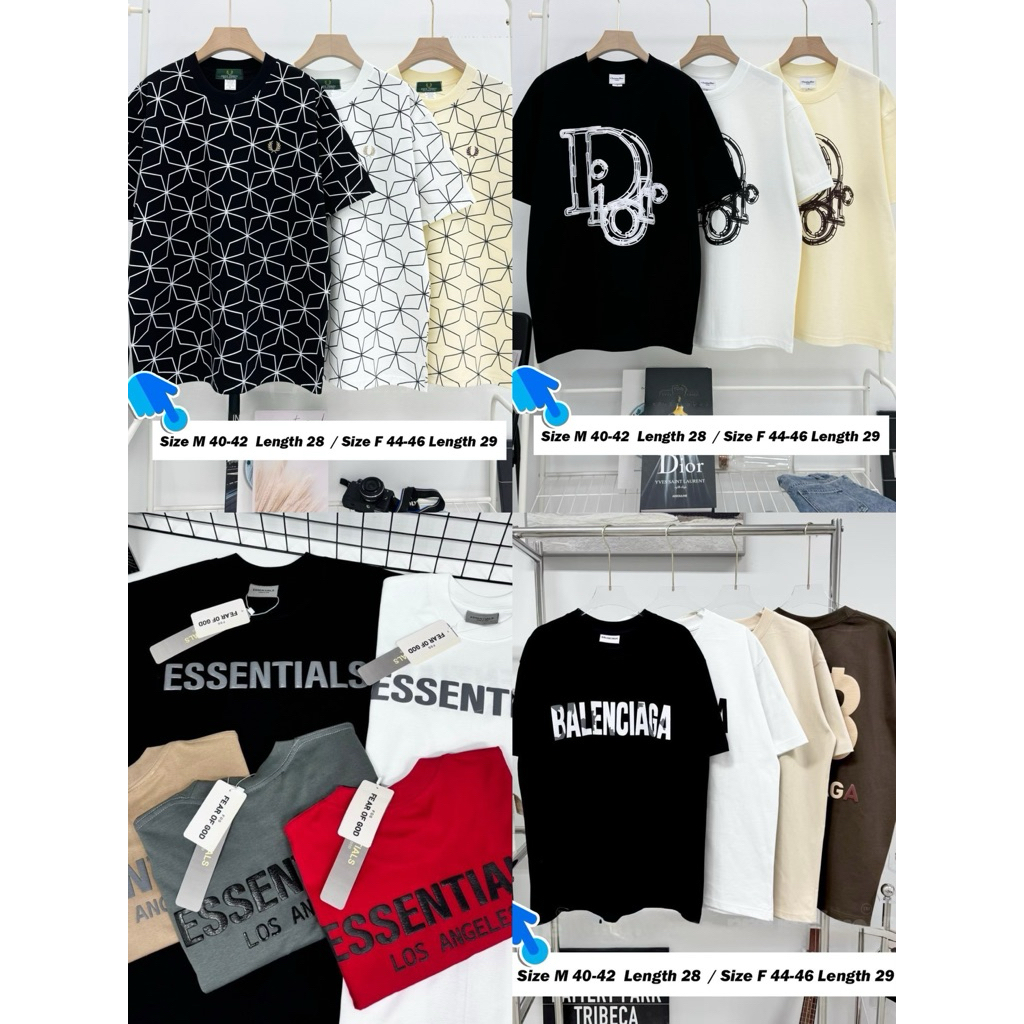 •เสื้อยืดOversizeรวมแบรนด์ Size M F