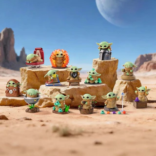 POP MART ฟิกเกอร์โกรกู Star Wars Grogu Tiny But Mighty Series Figures มีทั้งกล่องจุ่มและเลือกตัวได้ (พร้อมส่งในไทย 🇹🇭)