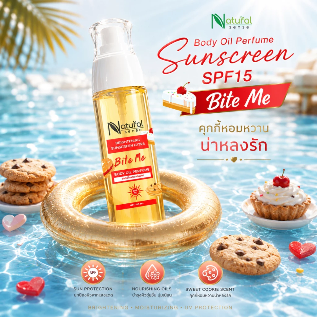 บอดี้ออยล์ SPF15 น้ำหอม บำรุงผิว ชุ่มชื้น ซึมไว thumbnail 6