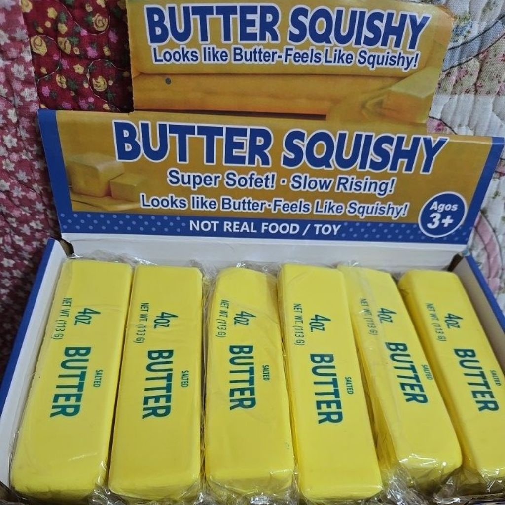 ของเล่นสกุชชี่เนย ชีส สตอ นุ่ม นิ่ม สโลว์ ราคาต่อ1ชิ้น