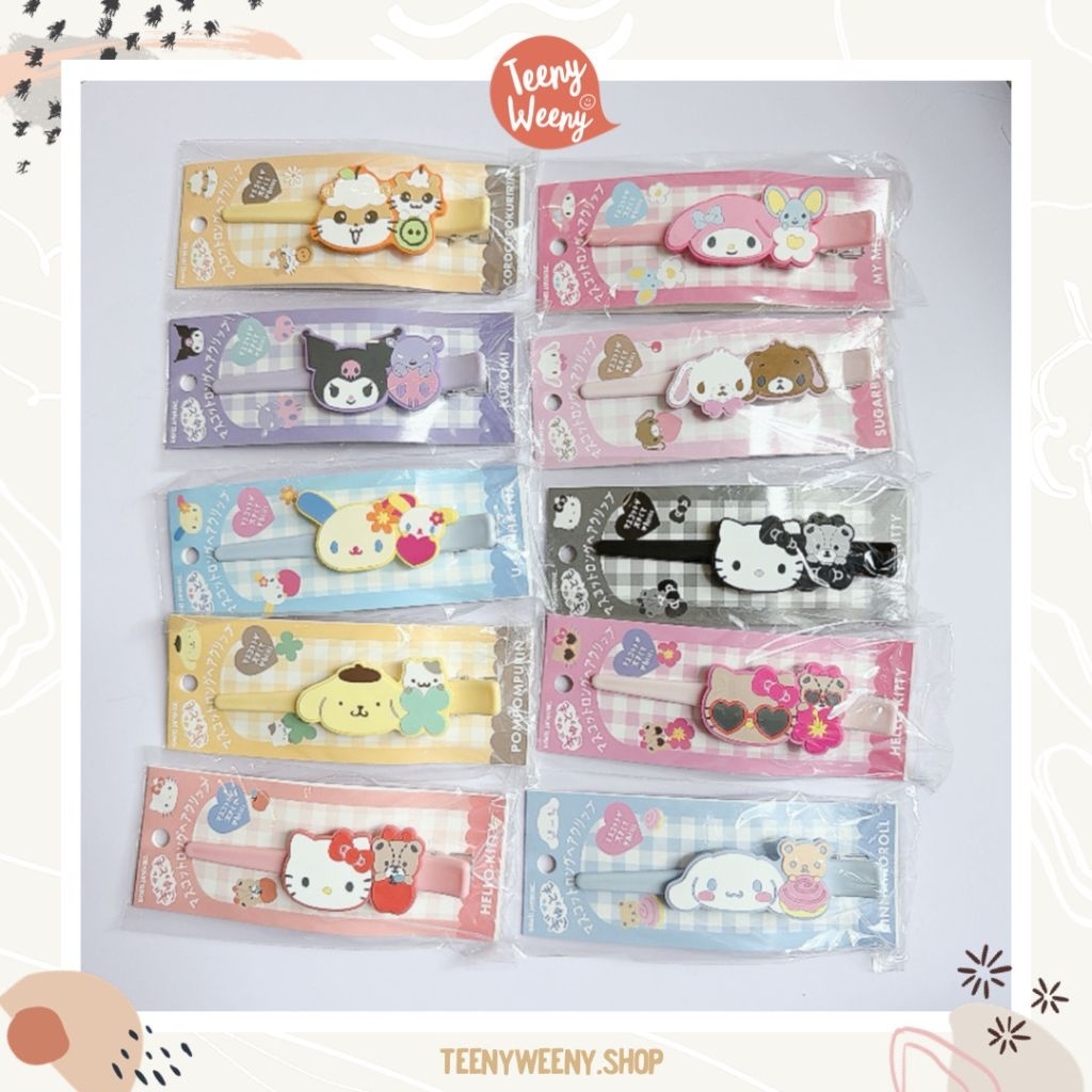 กิ๊บปากเป็ดซานริโอ้ รุ่นซิลิโคน Sanrio Long Hair Clips