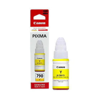 Canon GI-790 (พร้อมกล่อง）Bk C M Y Original สีดำ ฟ้า ชมพู เหลือง หมึกเติมแท้ FOR G1000,G2000, G3000,G4000,G1010,G2010,G30