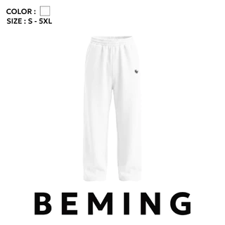 Bemingpants089(S-5XL)-Umji Pants - กางเกงวอร์มทรงปล่อยดีไซน์เรียบมินิมอลใส่ได้ทุกวัน