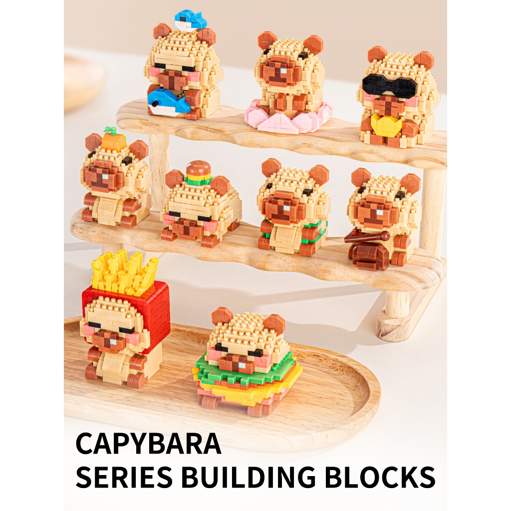 ของเล่นตัวต่อ Kapibala ของเล่นเสริมการเรียนรู้ และของตกแต่งห้อง