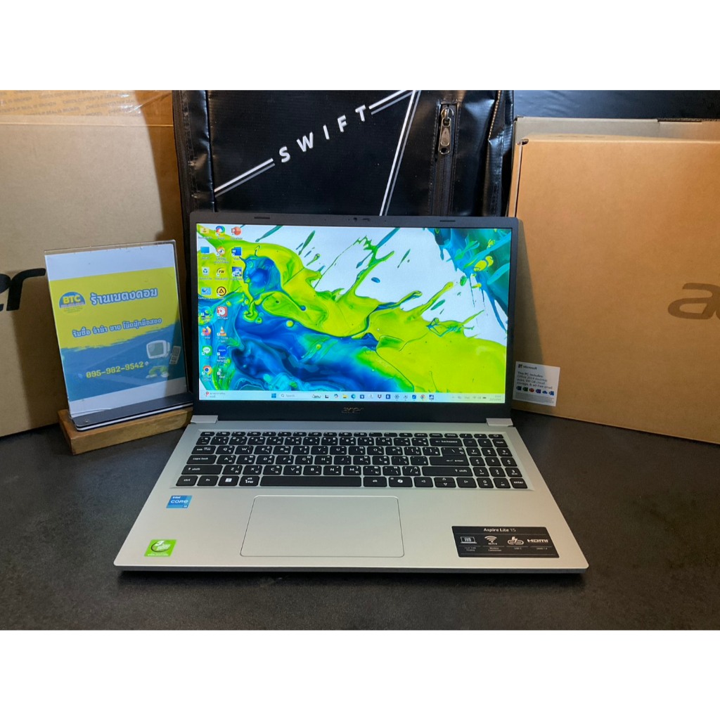 Acer Aspire Lite 15 AL15-52P-38J3 มือสอง สภาพสวย ใช้งานน้อย