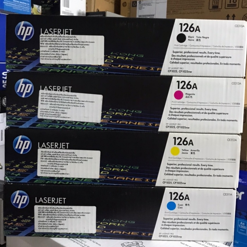 Hp Toner 126 126A Bk C M Y (CE310 CE311 CE312 CE 313) ของแท้ 100 %