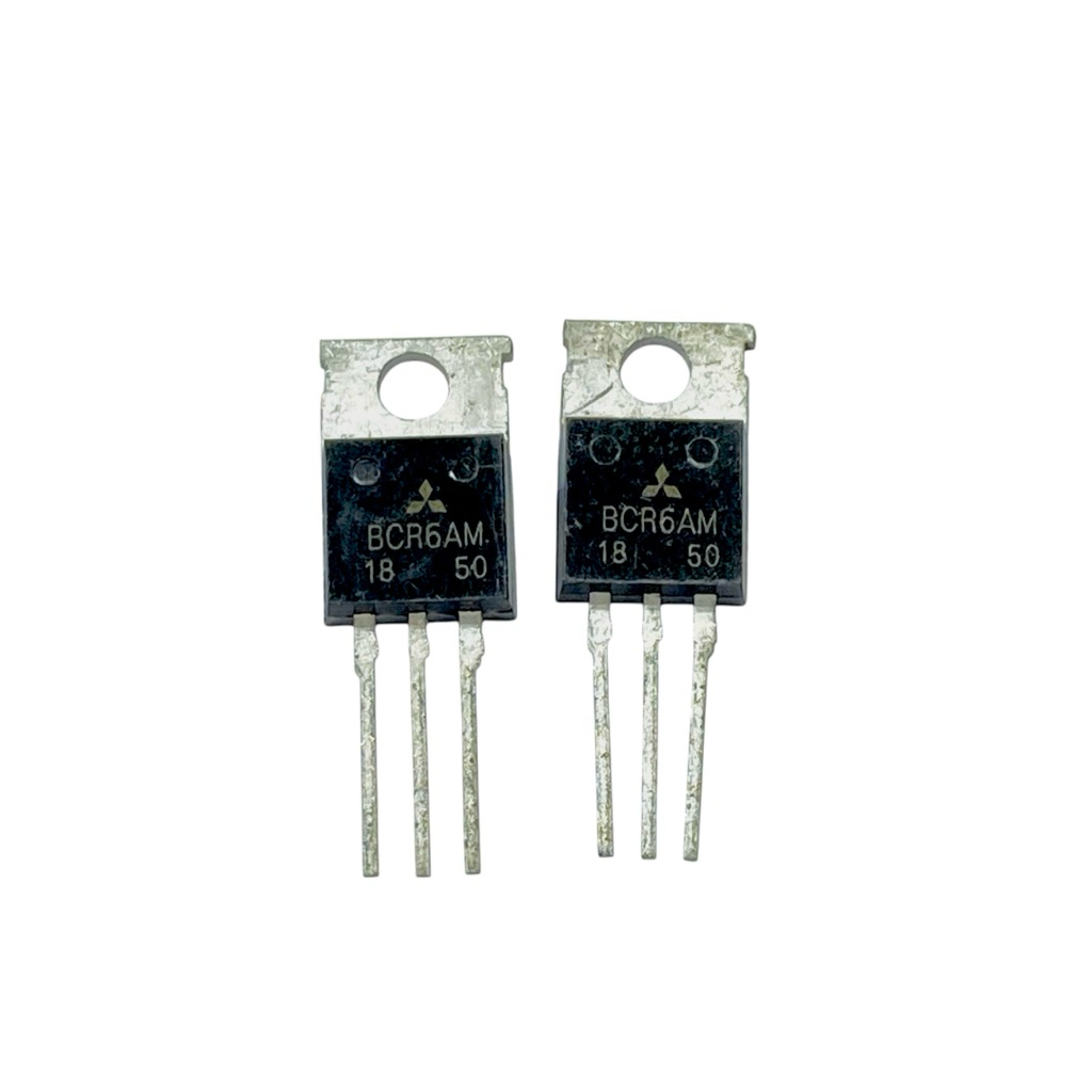 BCR6AM-18 Triac(ไตรแอก) 6A 600V(ราคาต่อ 1ชิ้น) TO-220 มีสินค้าพร้อมส่งในไทย