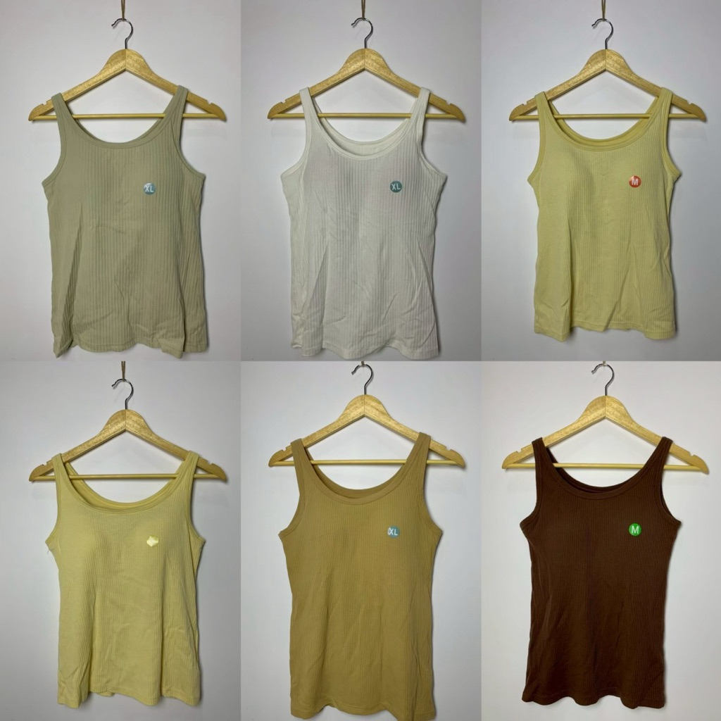 Lot14 Bratop Uniqlo/Gu กล้ามผ้าร่อง