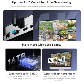 IMOU Bullet 2C 3MP + NVR-N118W-8A0E CCTV Set พร้อมเครื่องบันทึก