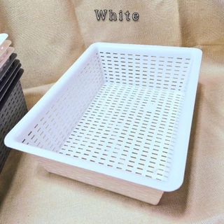 Premium A4 Basket (29.5 ×39 cm.)ตระกร้าA4 กระจาด พลาสติก พรี่เมี่ยม ใหญ่ หนา ทน Made in Thailand พร้อมส่ง
