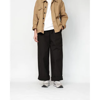 Baggy Pants V.3 | Cotton Premium กางเกงขากระบอกใหญ่ ผ้าคอตตอนเนื้อกำลังดี เอวยืด ขาพับ 2 นิ้ว สไตล์ญี่ปุ่น