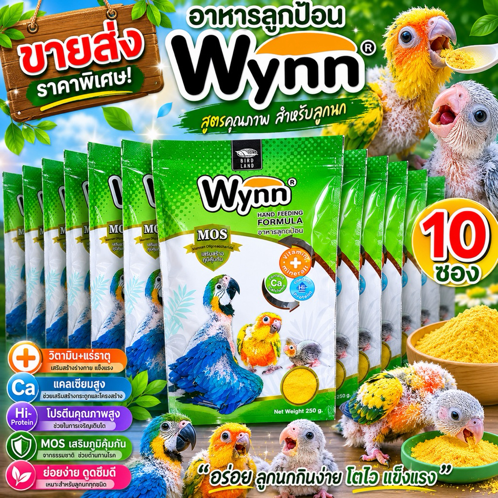 [ขายส่ง] อ.ลูกป้อน Wynn ถุงละ 250กรัม