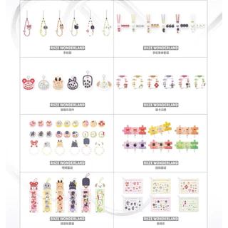 พร้อมส่ง ✨ RIIZE WONDERLAND POP-UP IN SHANGHAI MD - hand mirror / keyring / cushion