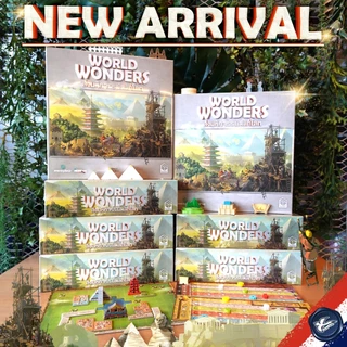[ของแท้][สินค้าขายดี] World Wonders สิ่งมหัศจรรย์พลิกโลก [TH][ผลิตรอบเดียว!]ไทย/EN/Mundo Expansion เกม WDG