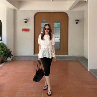 tshop เสื้อ Sheer rose
