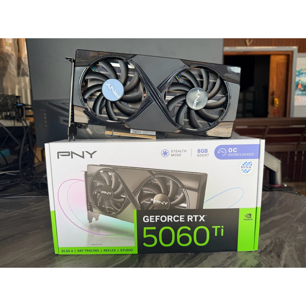 PNY GEFORCE RTX5060 TI 8GB OVERCLOCKED DUAL FAN มือสอง