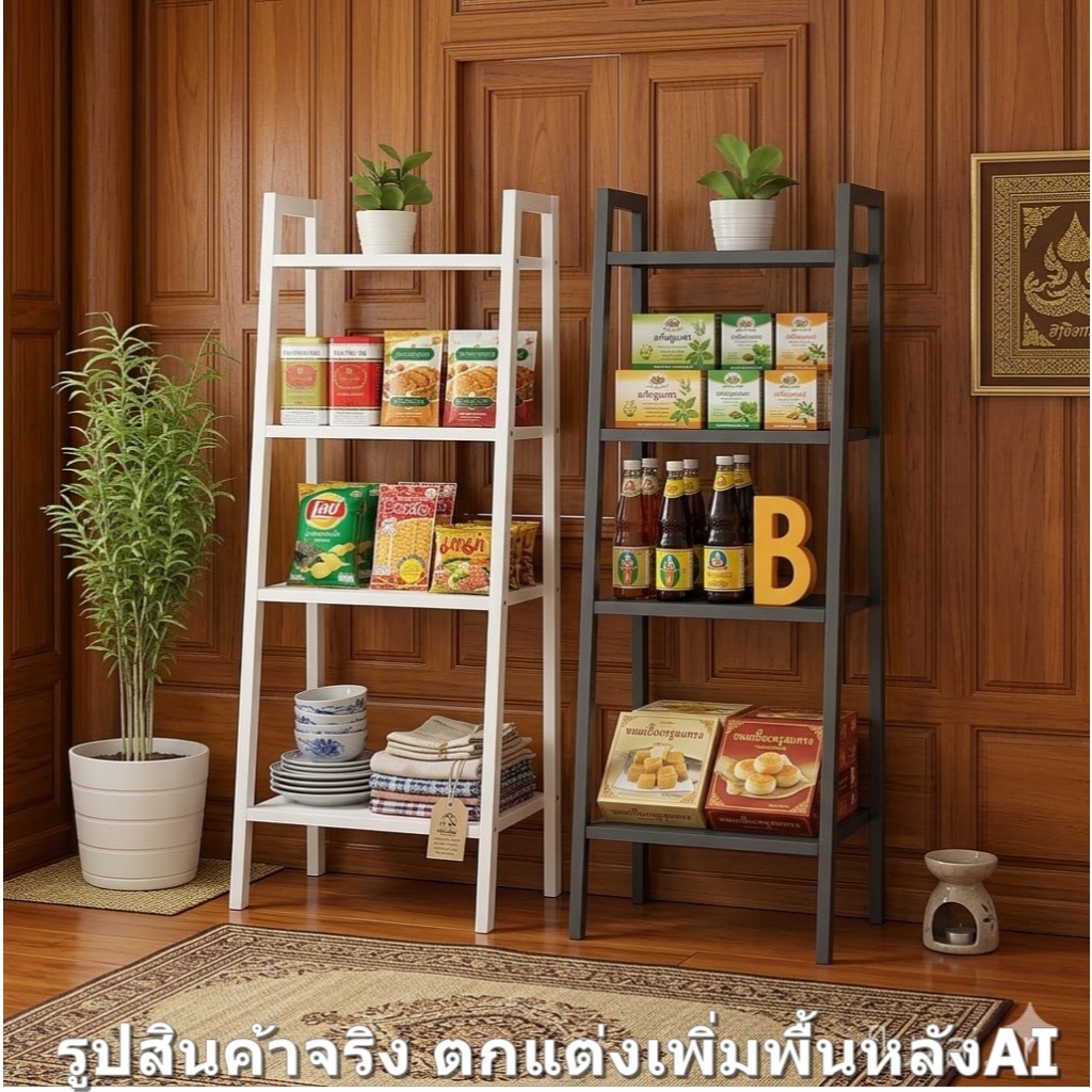 IKEA LERBERG ชั้นวางของ ชั้นเหล็ก สีขาว สีดำ  ใหญ่สุด ikea ลดเราก็ลด