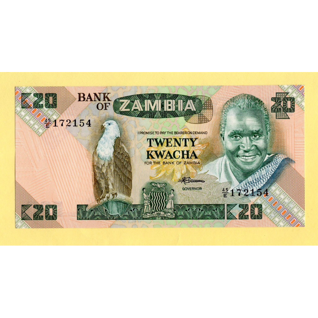 Zambia >Twenty Kwacha 1986