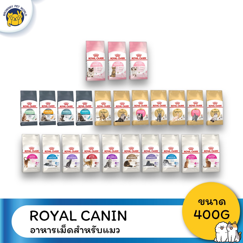 Royal canin เม็ดแมว รอยัลคานิน อาหารเม็ดสำหรับแมว ขนาด 2kg