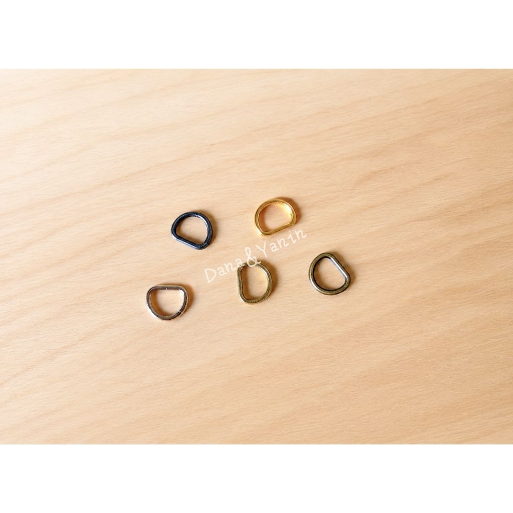 ห่วงตัว D ขนาด 6 และ 8 mm ห่วงเอี๊ยมชุดตุ๊กตา