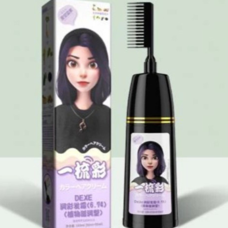 HAIR DYE BRUSH แปรงหวีย้อมผมใช้สระผมเปลี่ยนสีผม ปกปิดเส้นผมขาว