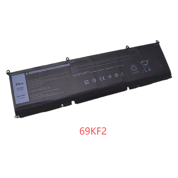 for 69KF2  Battery For Dell XPS 15 9500 G7 7500 Precision 5550 Alienware M15 M17 R3 P100F P45E P91F 