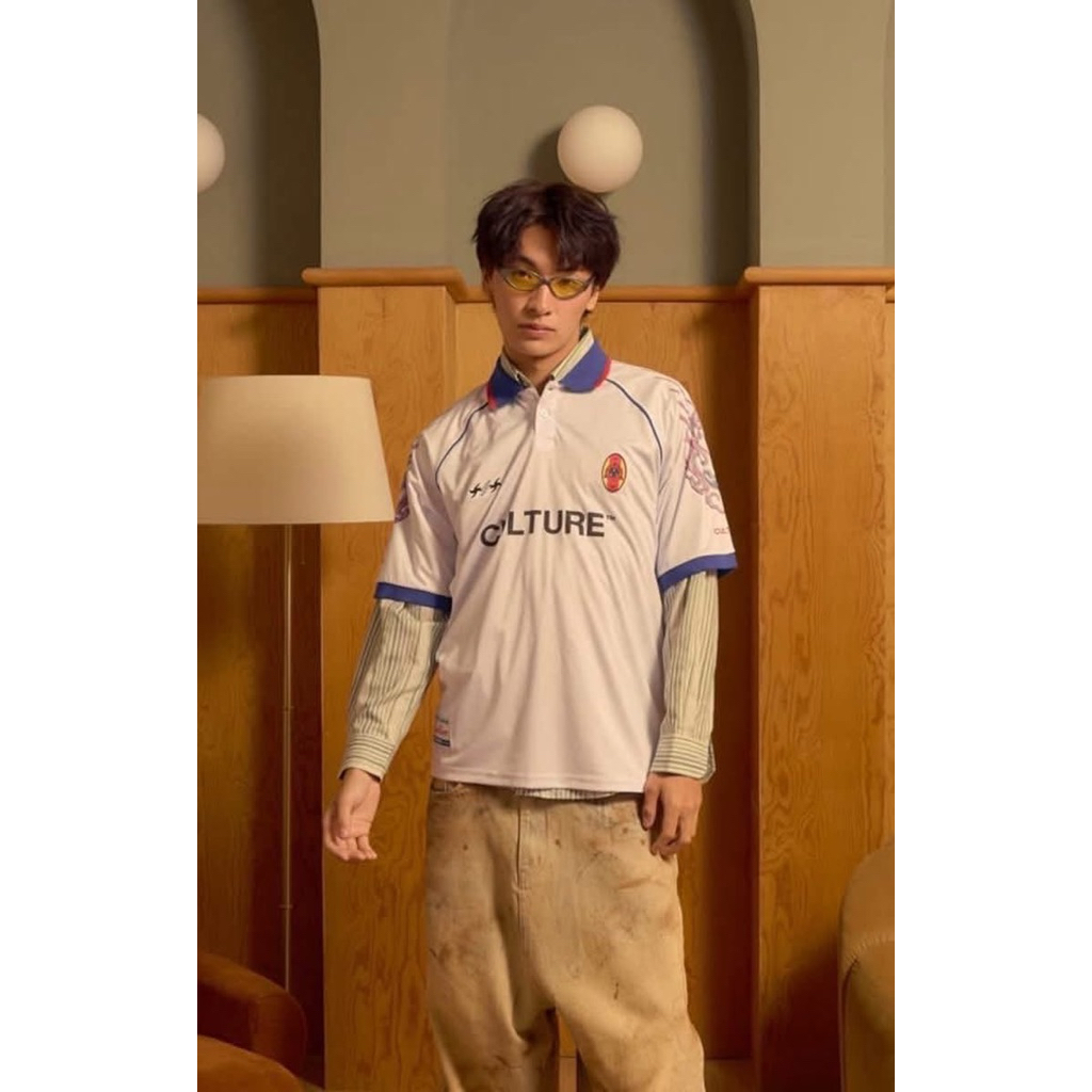 พร้อมส่ง เสื้อบอลCulture Shiro Kaen Football Jersey