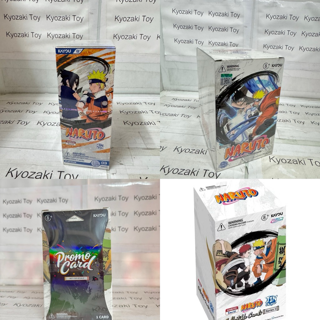 Kayou Card Ver.US Naruto EarthScroll Jin การ์ดนารูโตะ นารุโตะ ข่าโหยว สภาพกล่องอาจจะไม่สวยครับ