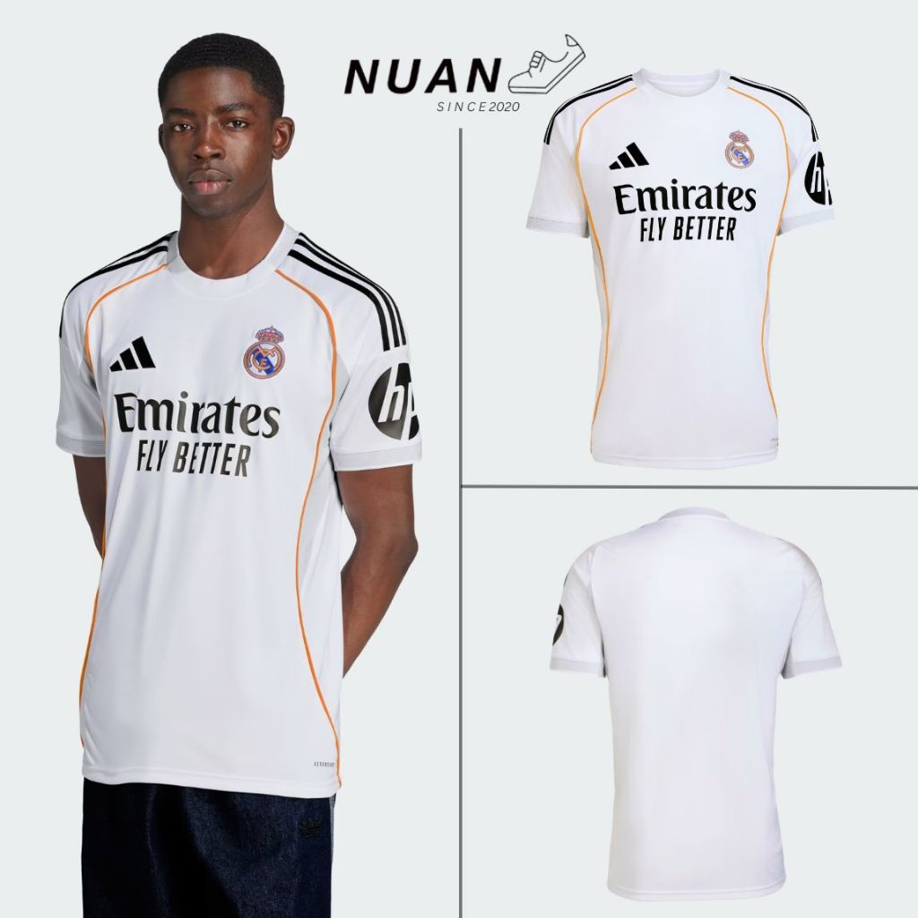 🔥ลดเพิ่ม 20% ทักแชท🔥เสื้อฟุตบอล ชุดเหย้า Adidas Football Real Madrid 25/26 “ JJ1931 ” ของเเท้ 100% ป้ายไทยจากShop