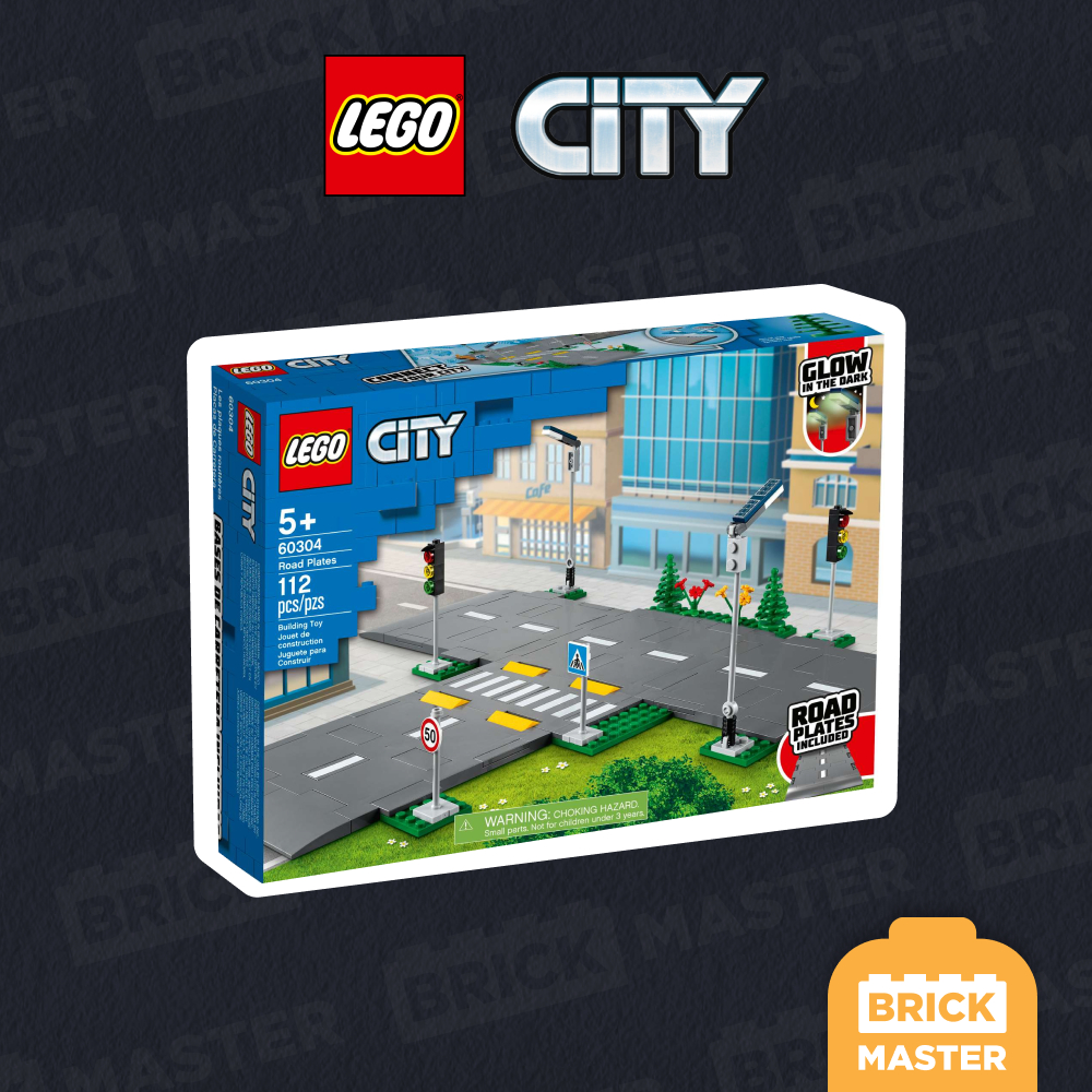Lego 60304 CITY Road Plates (หายาก) (ของแท้ พร้อมส่ง)