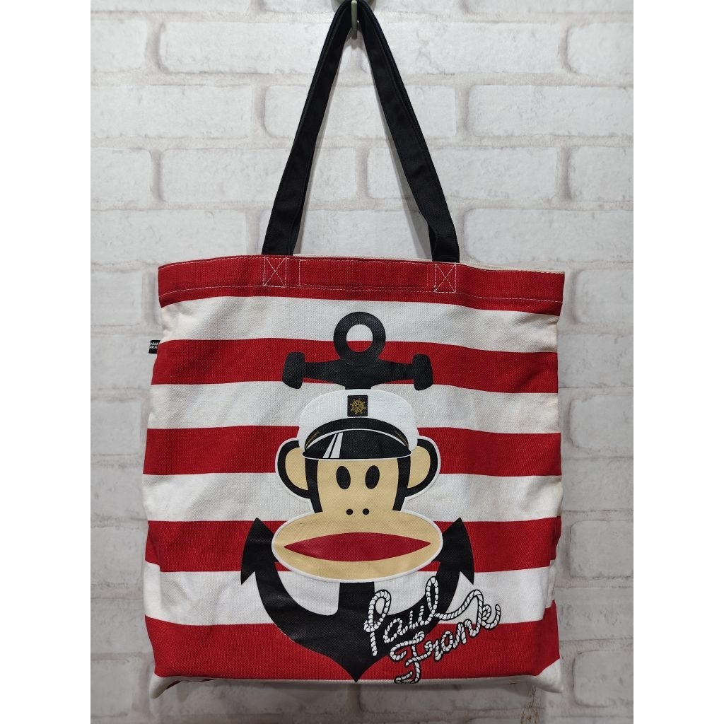 กระเป๋าผ้า (Tote Bag) แบรนด์ Paul Frank 13x14"