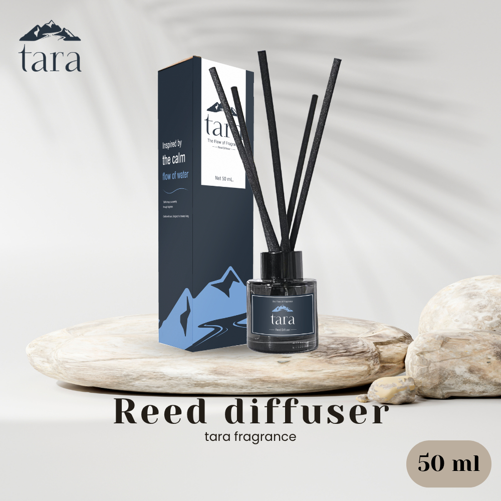 TARA ก้านไม้หอม (Reed Diffuser) ขนาด 50 ml กลิ่นหอมธรรมชาติ ปรับอากาศ ผ่อนคลาย