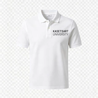 เสื้อโปโลผ้าฝ้าย 100% สำหรับ unisex ลายมหาวิทยาลัยเกษตรศาสตร์ KU ดีไซน์เก๋ แขนสั้น พร้อมส่ง