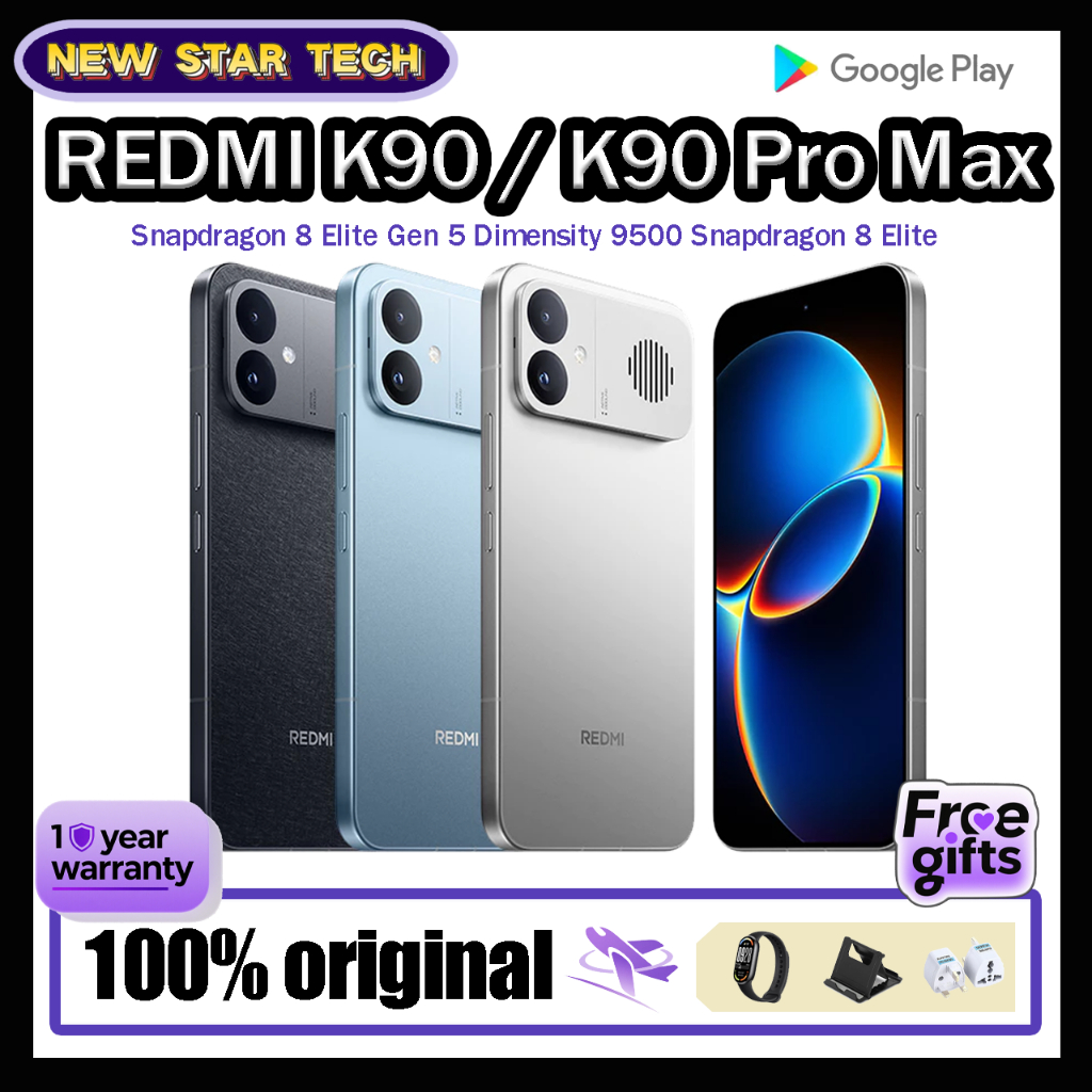 REDMI K90 / K90 Pro Max Snapdragon 8 Elite Gen 5 Dimensity 9500 Snapdragon 8 Elite REDMI K90  โทรศัพ