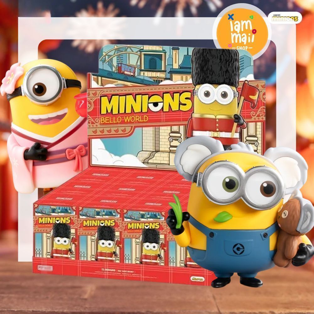 [ยกกล่อง] Minions Bello World Figures ลิขสิทธิ์แท้ มินเนี่ยน พร้อมส่ง