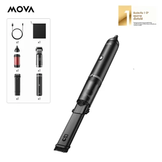 MOVA H10 เครื่องดูดฝุ่นในรถยนต์ ไร้สาย พลังดูดสูง 18000Pa เครื่องดูดฝุ่นพกพา ค้อนทุบกระจกนิรภัย ไฟฉุกเฉิน ไฟฉาย เบา 450g
